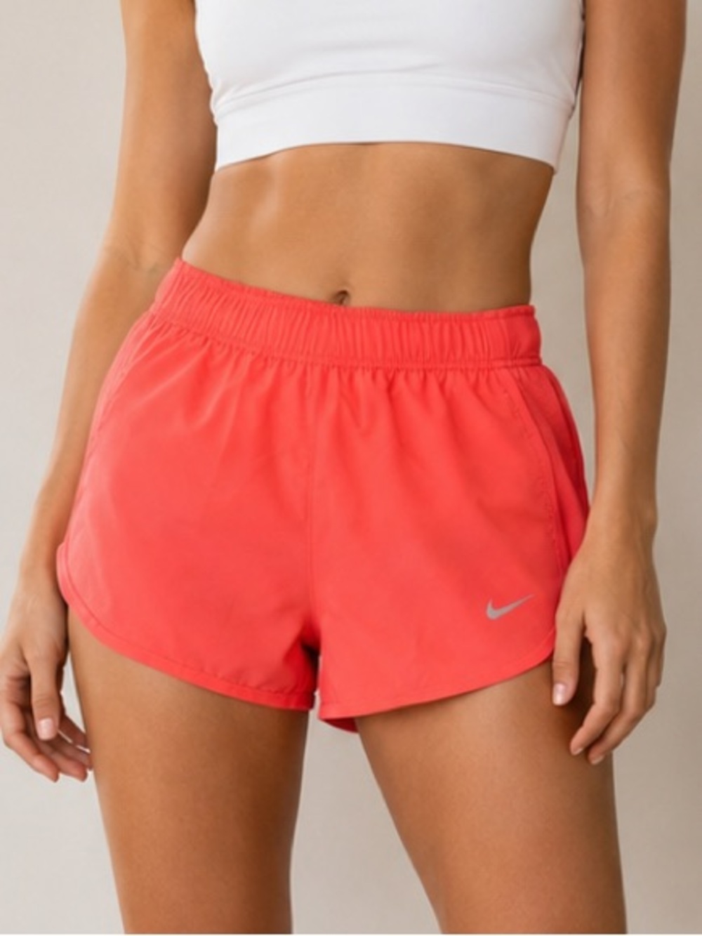 Nike Tempo Dri-FIT Women's Running Shorts NWT Bright Coral Size XS Nike Athletic